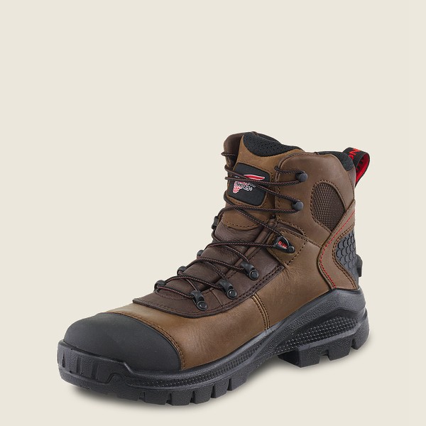 Botas de Seguridad Red Wing Hombre Marrom/Negros - Crv™ - 6-Inch Toe - 021-XWYIPD